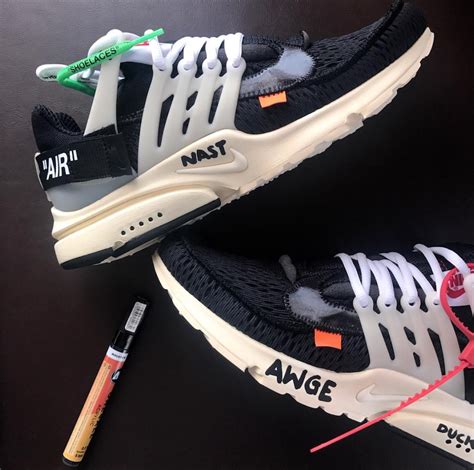 how to spot fake nike air presto off white|nike presto off white price.